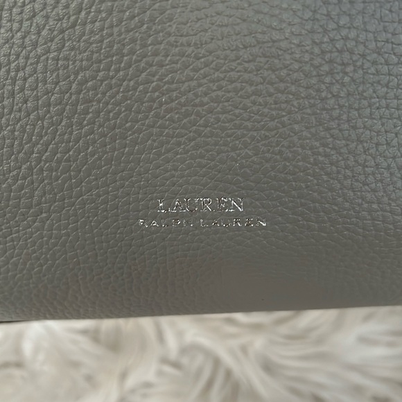 LAUREN RALPH LAUREN Cornwall Pebbled Leather HandBag/Purse/Slouch Hobo NWT - Picture 3 of 16